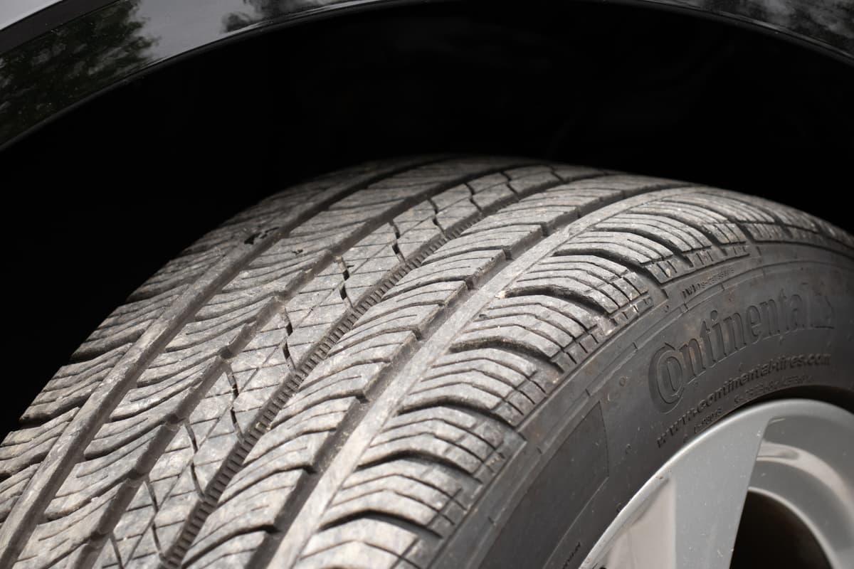 Tread close-up