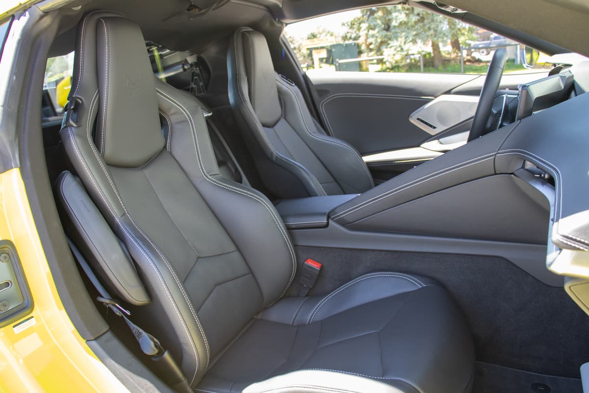 Passenger side seats display