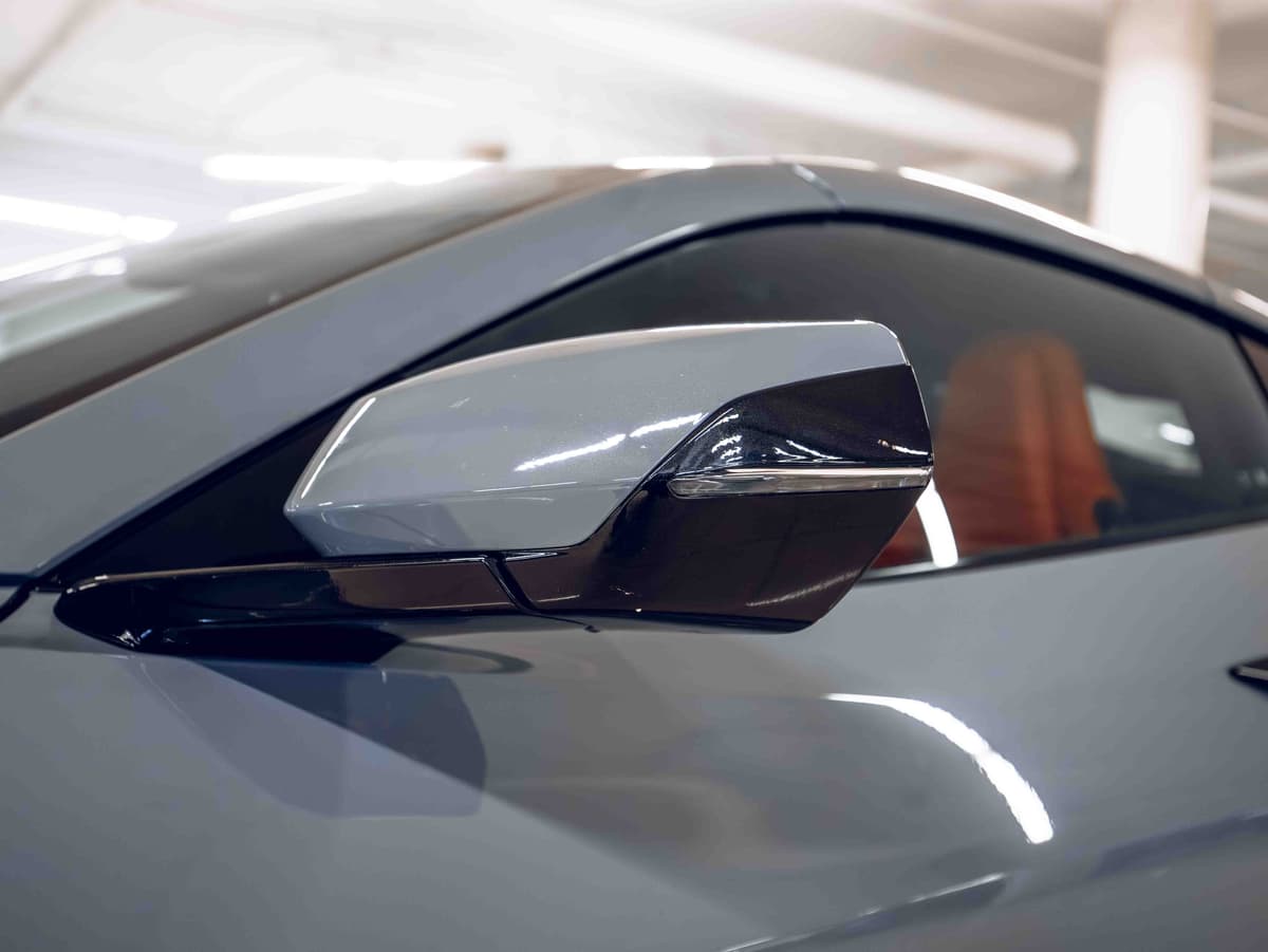 Side mirror close-up