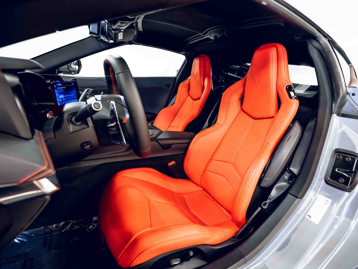 Driver side seats close-up