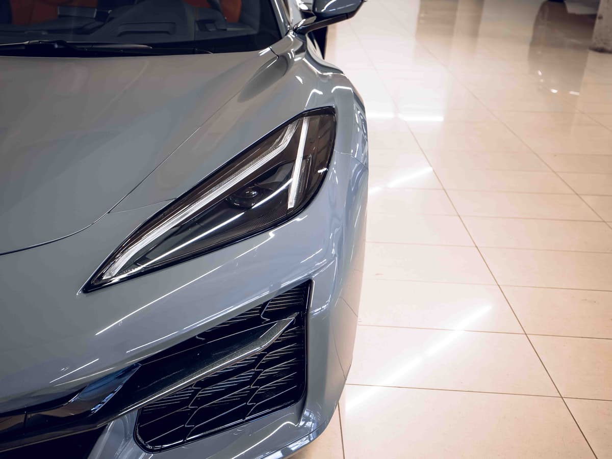Headlight close-up