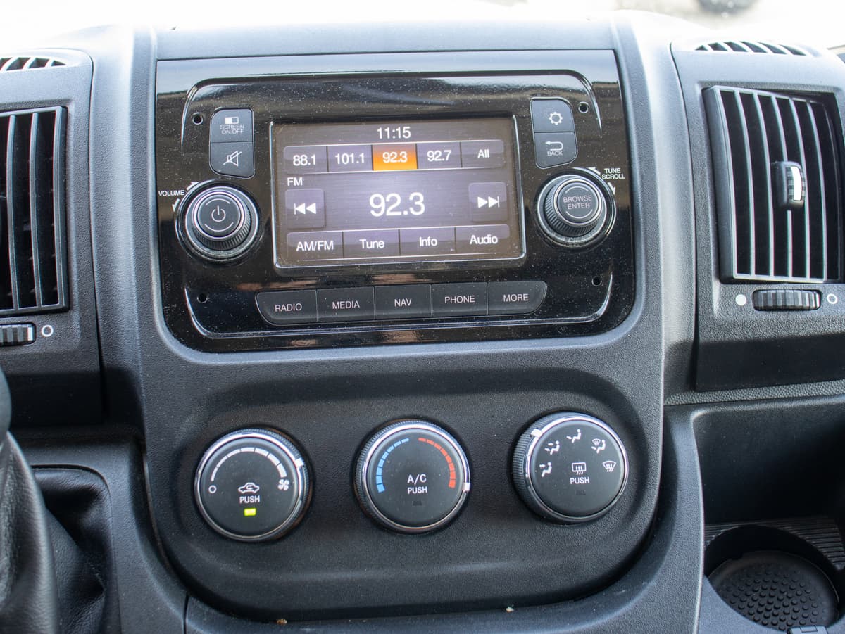 Center screen close-up