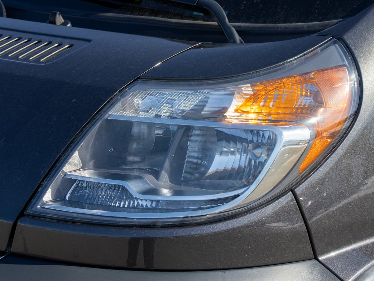 Headlight close-up