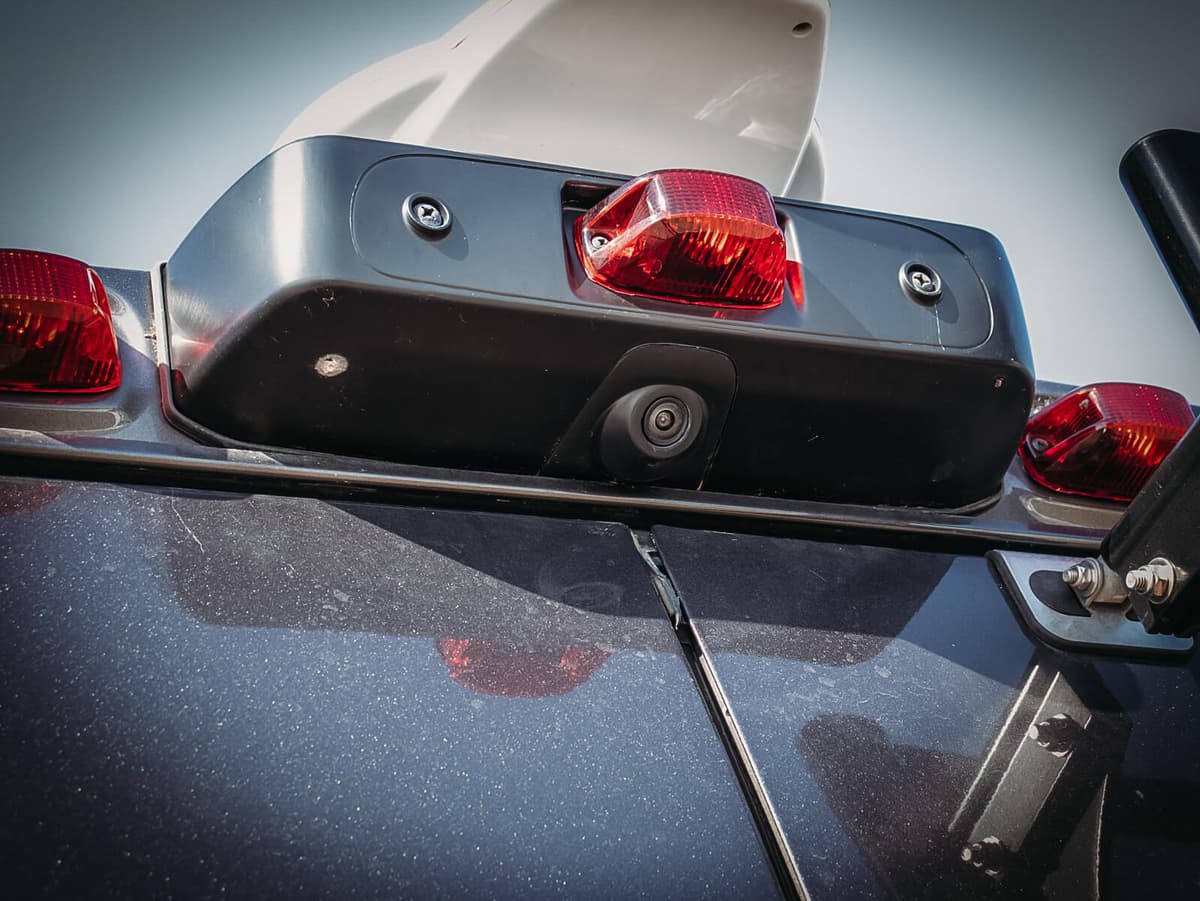 Back up camera close-up