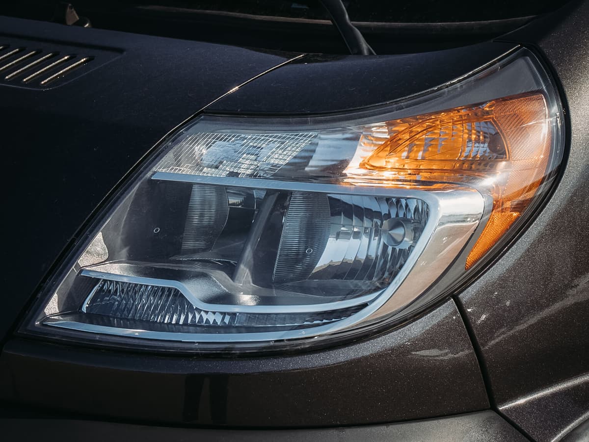 Headlight close-up