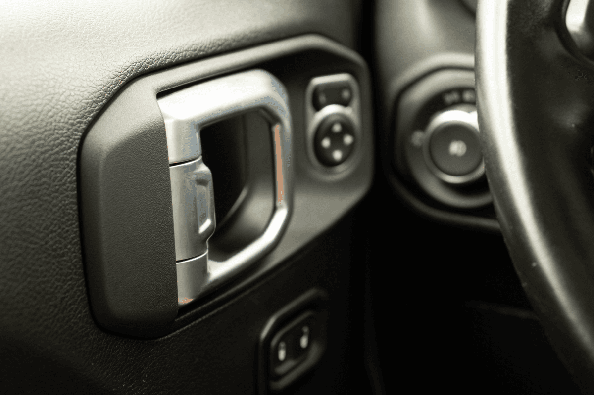 Drvier door controls detail