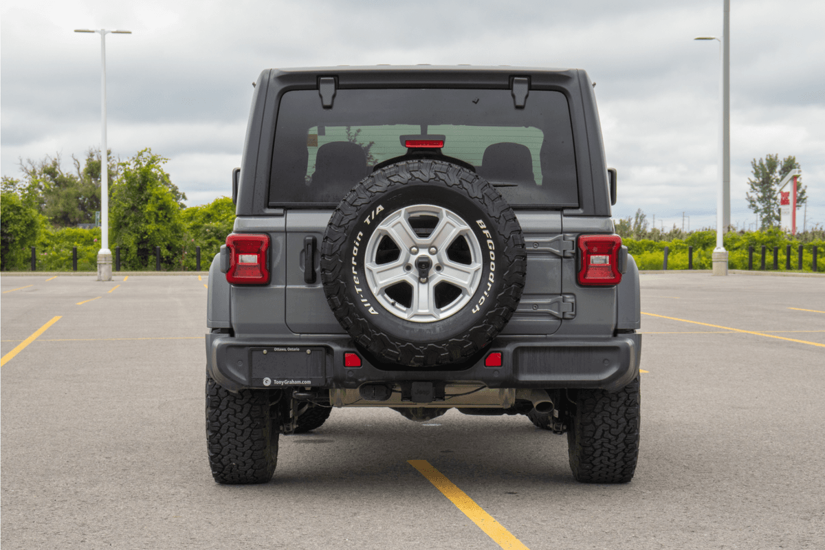 Rear close-up
